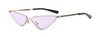 Pół ramy wąskie okulary przeciwsłoneczne Ocean Film Trendy Street Photo Nowoczesne okulary przeciwsłoneczne 1755 Goggle Vision Retro Women Square Big Frame UVB Okulary przeciwsłoneczne