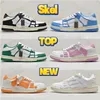 Designer Uomo Scarpe da ginnastica Skelet Bones Runner Donna Uomo Scarpe sportive Retro Sneakers Skel Top Scarpe casual basse Scarpe da basket con lacci in vera pelle R3