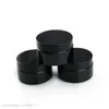 Black PET Plastic Cosmetic Jars Bottles with Lids & Inner Cover Refillable BPA Free Leak-Proof 50ml 60ml 80ml 100ml 150ml 200ml 250ml 5 Apgp