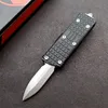 Нож MICRO TECH Mini UT AUTO, лезвие 1,88 дюйма, ручки из авиационного алюминия (T6-6061), инструмент для кемпинга, уличный инструмент, тактические боевые карманные ножи для самообороны, EDC