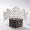 Bijoux de cheveux de mariage Reine grandes couronnes bijoux de mariée en cristal diadèmes baroques strass diadème de concours de beauté bijoux de dubaï fête mariages accessoires de cheveux 231121