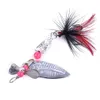 HENGJIA leurres de pêche 4 2g mini Wobbers main Spinner brillant paillettes cuillère appâts matériel de pêche carpe fish242S