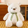 Christmas New Cartoon Bear Doll Plush Toy Soft Fill Throw Pillow Comfort Sleeping Toy Holiday Gift