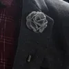 Broches 20 pièces/lot épingles à boutonnière en feutre de laine pour hommes