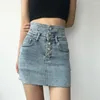 Rokken Maat 25-29 Vrouwen Denim Korte Rok Lente Zomer Herfst Mode Casual Sexy Slanke Bodycon Potlood Pakket Hippe Jean