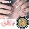 Stickers Decals 1 box of 3D metal nail art charm studs mixed with gold hollow star moon Rhinestone stickers for womens decoration handmade items 231121