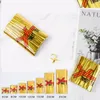 Jewelry Pouches 100PCS Gold Color Plastic Twist Ties Wire Wraps Reusable Bag Sealers 8cm 10cm 12cm Christmas Gift Packaging Suppliers