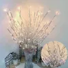 Décorations de Noël 1PC 20 LED Simulation Branche d'arbre Lumières String Night Lampe Maison Chambre Batterie Alimenté Partie Intérieur 231122