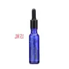 Blaue Glasflüssigkeitsreagenz-Pipettenflaschen Augentropfer Aromatherapie 5 ml-100 ml ätherische Öle Parfümflaschen Großhandel kostenlos DHL Jnxfx