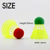 Badminton Ball Welkin 5st Mini Speed ​​Super Nylon Rubber Ball Head Badminton Shuttlecocks Great Stability Indoor Outdoor Sports Training Balls 231120