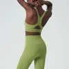 Yoga outfit kvinnor Två stycken fitness set fast färg super stretch lycra gym running dräkt smörig mjuk andas träning kläder 231121