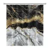 Tende da doccia Abstract Marble Ink Texture Impermeabile Morden Art Colorful Bath Home Bagno Decor con gancio 230422