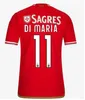 23 Benfica PIZZI # 11 Di Maria maglie da calcio 2023/2024 Away GRIMALDO J.WEIGL J.MARIO magliette kit bambini DARWIN CHIQUINHO RAFA SEFEQOVIC OTAMENDI G.RAMOS uniformi da calcio