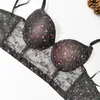 Débardeurs en dentelle imprimé Floral pour femmes, soutien-gorge Push Up, Corset, dos nu, Sexy, col en v, haut court, Camisole, sous-vêtements, Lingerie