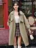 Women's Trench Coats 2023 Coat Statue Outer For Female Korean Dongdaemun High Quality Clothing High-end Mid-length Lady Windbreaker