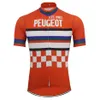 2022 peugeot retro camisa de ciclismo verão manga curta bicicleta wear estrada mtb roupas243l