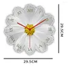 Wall Clocks Chamomile Bloom Daisy Flower LED Lighting Clock For Living Room Floral Home Decor Color Changing Glow In Dark