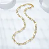 Chaînes 4.5mm Full Moissanite Diamond Bracelet Collier pour femme de mariage avec GRA 925 Sterling Sliver Plaqué 18k Bijoux en or blanc