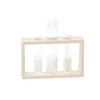 Vases Home Creative Test Tubes Glass Planter Terrarium Flower Vase With Wooden Holder Propagation Hydroponic Plant Table Ornaments2392