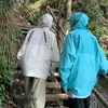 Vestes pour hommes veste de pluie imperméable plusieurs poches léger randonnée printemps automne imperméable à capuche pour voyage manteaux d'extérieur