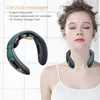 Massaging Neck Pillowws Electric Pulse Massager TENS Cervical Pain Relief Relaxation Therapy Shoulder Deep Tissue Massage Remote Control 231121