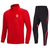 Association Sportive de Monaco Tute da uomo Abbigliamento da calcio Uniforme Giacca da calcio Abbigliamento sportivo Quick Dry Allenamento sportivo Runn247S