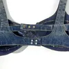 Abiti da lavoro 2023 Moda donna Denim Show Suit Gonna superiore Set da 2 pezzi 0613