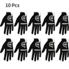 Gants de sport 10 pièces Golf noir peuvent porter sur la main gauche et droite tissu lycra doux respirant gants professionnels conduite cyclisme extérieur 231122