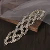 Wedding Hair Jewelry Sreny głowiący opaskę ślubną Hair Akcesoria do włosów Pełna kryminała ślubna Tiara Tiara Habit Halus Haf