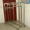 Youyi zhongdao moldura de aço inoxidável roupas zhongdao arte em ferro rack de roupas display de chão roupas infantis paralelas