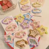 Hair Accessories 1/5pcs Plush Star Cloud Clip Autumn/Winter Side Bang Kids Cute Cartoon Five Point Girl