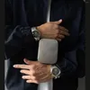 腕時計不規則な時計メンズステンレス鋼製クォーツ非メカニカルファッショントレンドレトロストラップ高度な中世スタイル