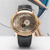 Luxury Watch AudemsPiguts APs Factory Automatic Movement Series 47 Rose Gold Small Mechanical Wristwatch 15350OR table