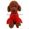 Cão vestuário roupas de Natal vestido de inverno gato pet outfit filhote de cachorro casaco maltês shih tzu poodle yorkies bichon pomeranian roupas gota dh0as