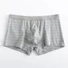 Underpants Męska bielizna: Summer Pure Cotton Bokser Shorts Mid tali