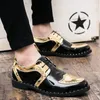 Классическая мужская кожа Brogue Flat для одежды для одежды Формальная свадебная выпускная вечеринка оксфордская обувь для мужчин обувь Zapatos de Novio 231122