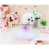 Dog Apparel Dog Apparel Dogbaby Spring Summer Pet Dress Clothes In Dream Ballet Skirt Style From S To Xl Puppy Dogs Drop Delivery Home Dhkzk