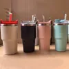 عالي الجودة من الفولاذ المقاوم للصدأ Tumblers 20oz Co ذات العلامات التجارية مع قش أكواب السيارات المملوك