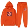 Men s Tracksuits Two Piece Set Casual Fleece Tracksuit Women Winter Women s Sets Oversized Hooded Long Sleeve Hoodie Sport Pants Lady Suit 231122