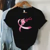Camisetas femininas camisetas de câncer de mama retro borboleta gráfico ulzzang hip hop streetwear grunge 2000s cltohes para mulher y2k topos 2023