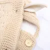 Couvertures bébé sac de couchage nourrissons enveloppe chaude hiver enfant sac de nuit chancelière poussette tricotée nid de sommeil sac né couverture d'emmaillotage