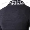 Herrtröjor Nya Autumn Winter Classic Cuff Knit Cardigan Men's Sweaters Högkvalitativa män Stickade rockar Male Knitwears T231122