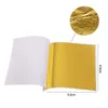 Packaging Paper 100/200 imitation gold foil paper foil gilded DIY art craft paper birthday party cake dessert decoration