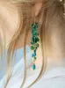 Wedding Hair Jewelry Bohe Green Vine Bridal Headband Crystal Headdress Bridal Hair Ornaments Wedding Hair Accessories Bride Headband For Women 231121