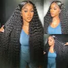 40Inch 250% Loose Deep Wave 13x6 Lace Frontal Wig HD 13x4 Lace Front Human Hair Curly Wave Glueless 4x4 Lace Closure Wigs