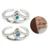 Anillos de racimo Juego Valorant Anillo Cosplay Unisex Apertura ajustable Jugador Zircon Pareja Accesorios Joyería Regalo