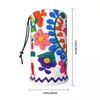 Foulards motif de fleurs de broderie mexicaine écharpe chaude unisexe cache-cou hiver bandeau enveloppement