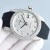 Designer luxe datejust herenhorloge automatische mechanische waterdichte horloges 9ZCM antireflecterende bolle vergrootglas kalendervenster saffierspiegel met doos