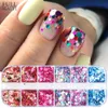 Acrylic Powders Liquids Shiny Colorful Bubble Nail Art Sequins Glitter Holographic Mixed Round Shaped Charms Gel Polish Flakes Manicure Decorations 231121