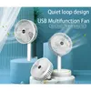 Other Home Garden Portable USB Mini Charging Fan Handheld Silent Cooling Air Cooler Three-speed Adjustable Desktop Office Bedroom 230422